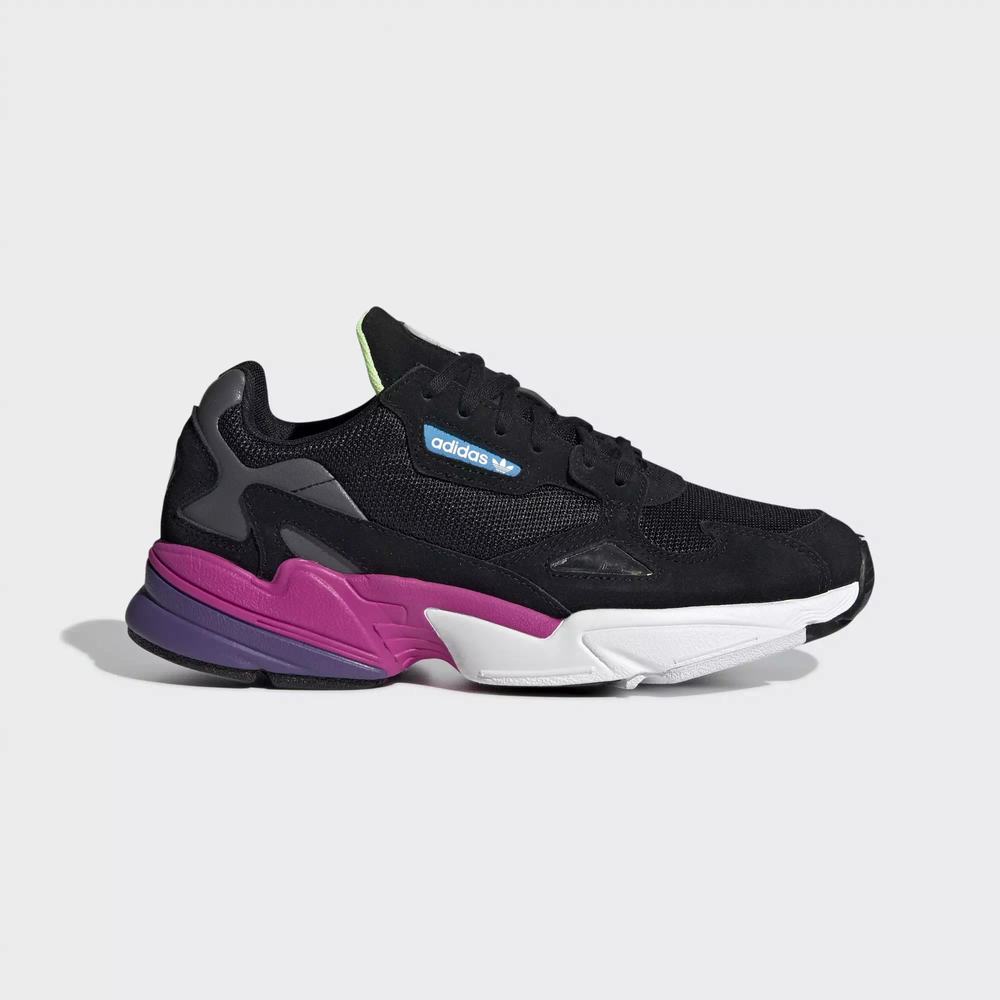 Adidas Falcon Tenis Negros Para Mujer (MX-75001)